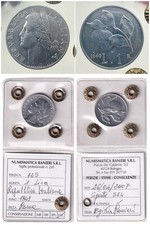 REPUBBLICA ITALIANA 1 lira 1949 FDC PERIZIATA