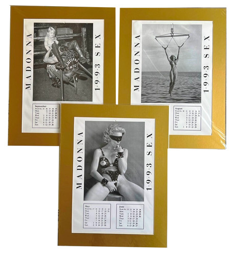 Madonna 1993 sex book calendar - madonna,