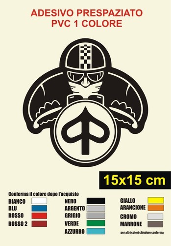 Adesivo piaggio biker cafè - piaggio,
