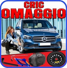 Ruotino Di Scorta 5Fori Da 16 Per Mercedes Classe B Con Kit Cric + Chiave Sacca