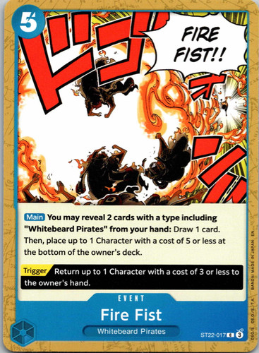 Fire fist st22 - fist, st22-017
