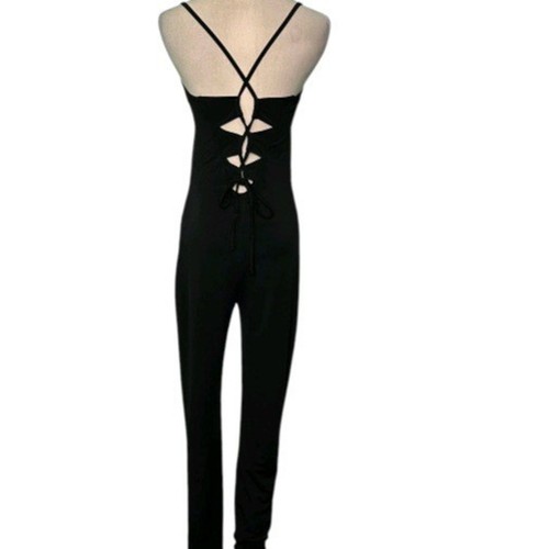 Tuta coachella nera con - nera,