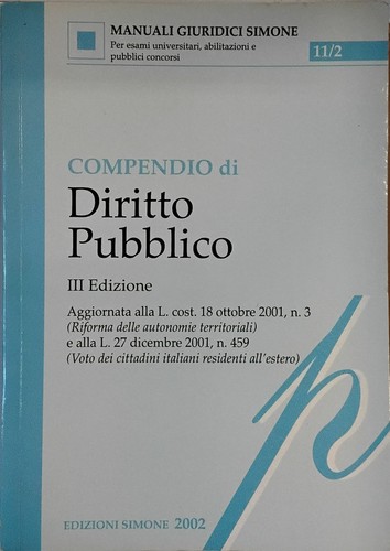 Compendio diritto pubblico - compendio,