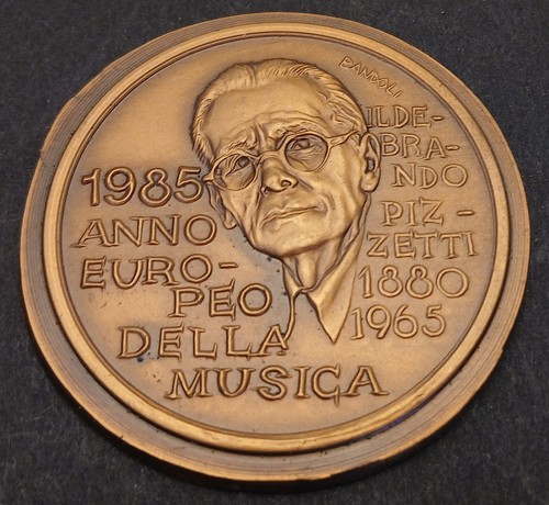 Medaglia 1985 anno europeo - medaglia,