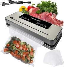 Macchina Sottovuoto per Alimenti: Macchina Sottovuoto Automatica 7 in 1 Con 50 S