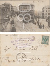 GENOVA - PIAZZA PRINCIPE - TRAM 1906