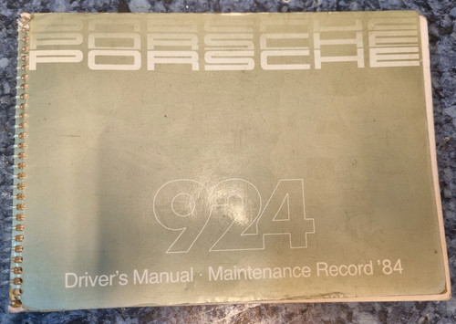 Porsche 924 manuale - 924, guidatore