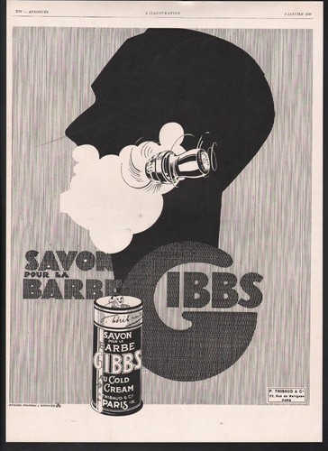 1929 gibbs barbiere crema - barbiere, da