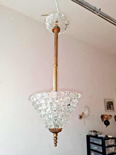 Lampadario barovier anni 40 - lampadario, 30/40
