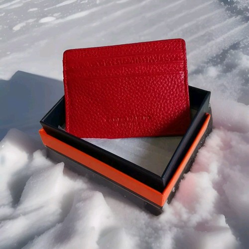 Portacarte pelle rosso - portacarte, in