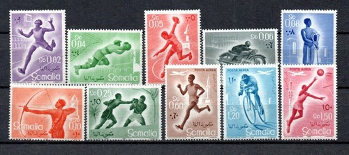 Somalia afis 1958 sport - afis,, 1958,