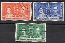 Mi:EA 49/50/51 1937 AFRICA ORIENTALE BRITANNICA Incoronazione Re Giorgio VI & Q. Elisabetta