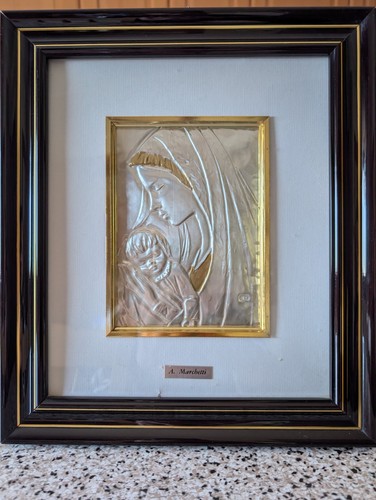 Quadro rilievo argento - in,