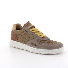 Sneakers IGI&CO scarpa sportiva MADE IN ITALY uomo in camoscio peltro e nabuk ve