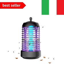 Lampada antimosche LED per interni/esterni,Trappola per mosche con ricarica U...