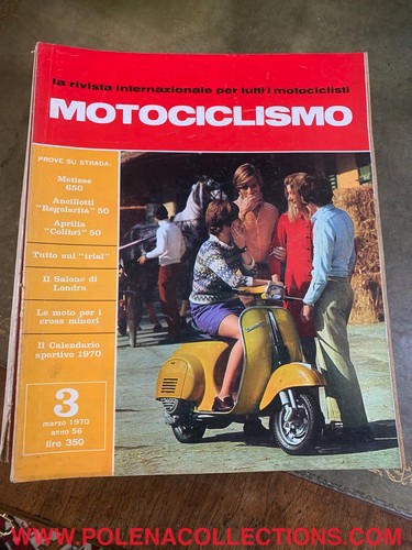Motociclismo 1970 vespa - n°3,