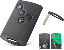 Chiave Telecomando a 4 Tasti 433 Mhz PCF7953M/4A Guscio Chiave per Ren-Ault Clio