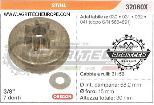 32060x oregon pignone - oregon, campana