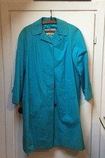 AQUASCUTUM Trench vintage - turchese raro - 42/M