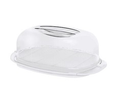 Porta Formaggio Fresh In Polipropilene E San, Colore Bianco