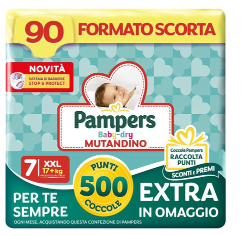 Pannolini pampers baby dry xxl - pannolini,