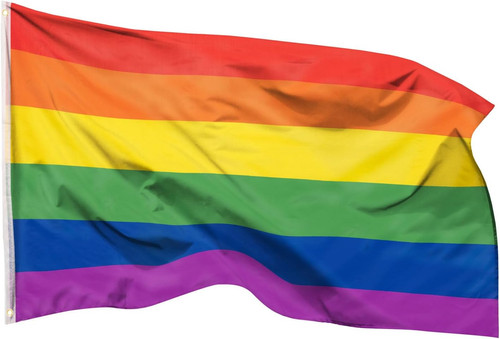 Bandiera arcobaleno 90x150cm - arcobaleno,