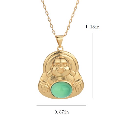 Collana con ciondolo - in, giada