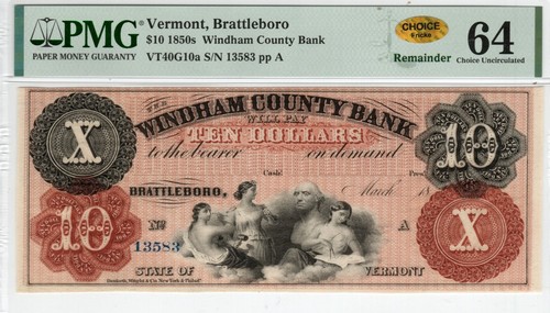 Vermont windham county bank - -,