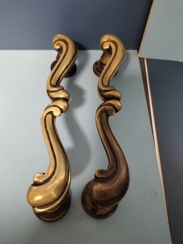 Maniglia ottone bronzato - ottone, anni