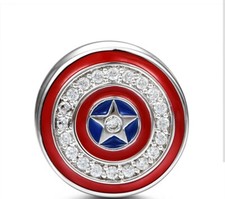 Ciondolo Capitan America Avengers Marvel Argento 925