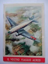 AEREO LAI LINEE AEREE ITALIANE viaggio brochure vintage airlines *