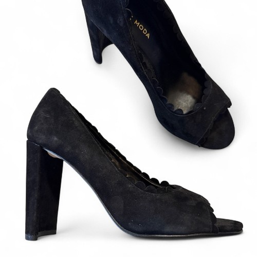 Pelle moda nero scamosciato - nero,