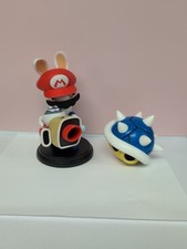 Rabbid Mario Figure Mario and Rabbids Kingdom Battle Game & Blue Shell Figure