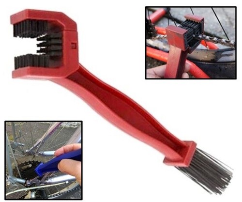 Spazzola pulisci catena doppio - pulisci,