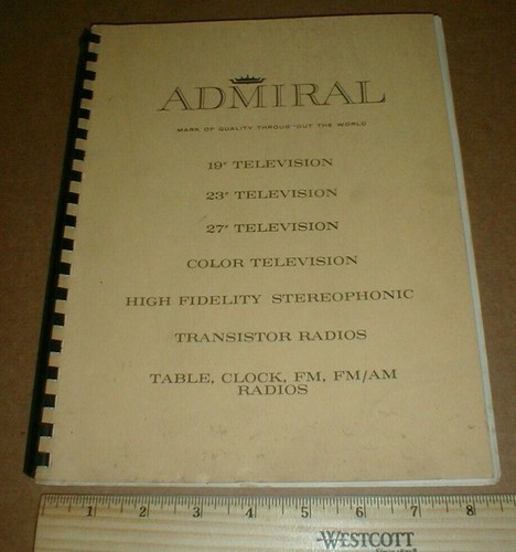 1960s vtg admiral - vtg, tv