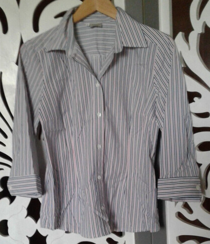 Camicia multirighe blu s - camicia, tg.