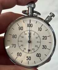 Raro cronometro sovietico SLAVA • 1/100 secondo cronometro • vintage URSS da collezione