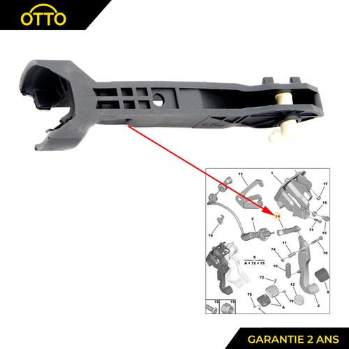 Attacco cavo pedale - attacco,