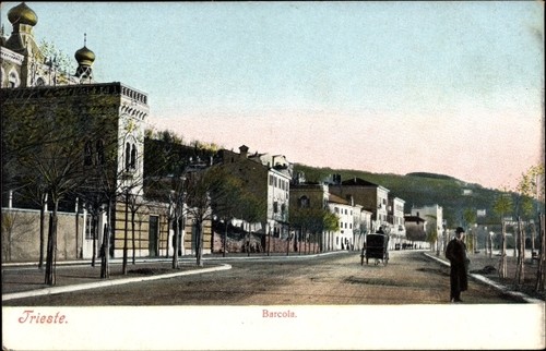 Cartolina barcola trieste - cartolina,