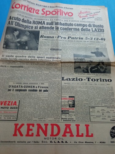 Corriere sportivo 1955 - corriere, 13-11-1955