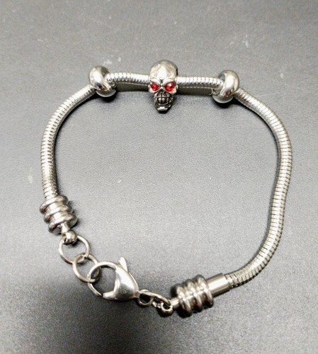 Bracciale con teschio charms