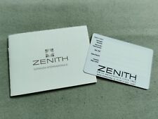 Zenith vintage kit warranty card blank and booklet De Luca models newoldstock T2