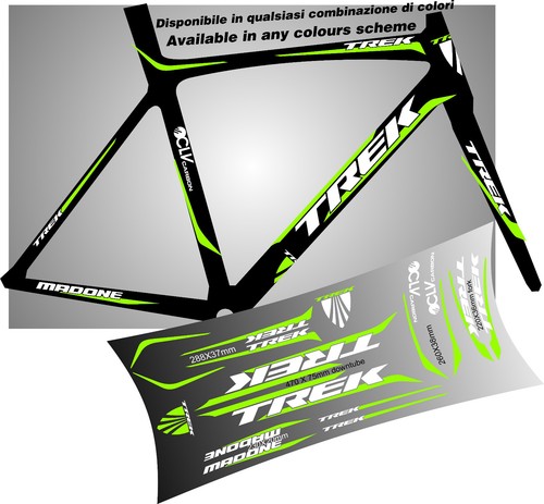 Trek madone adesivi stickers - adesivi,