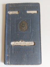 WW2 PASSAPORTO RSI CON TIMBRI