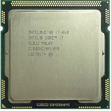 Core i7-860 SLBJJ, LGA 1156, 8MB L3, 2,8 GHz, (IVA inclusa 19%)