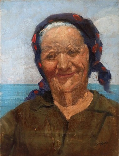 Quadro olio tela ritratto - tela,