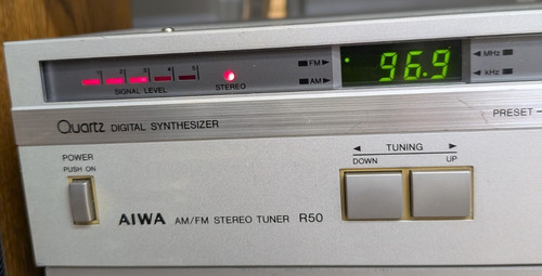 Aiwa r50 stereo tuner - aiwa,