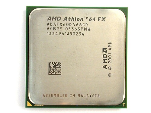 Cpu amd athlon 60 - 64, fx-60