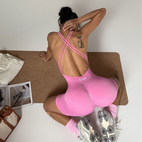 Body donna elasticizzato con