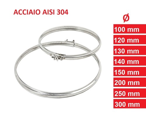 Fascetta stringitubo acciaio - fascetta,
